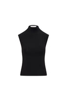 BLOUSES/SHIRTS/TOPS The Mock Neck Top in Black Soldout.nyc