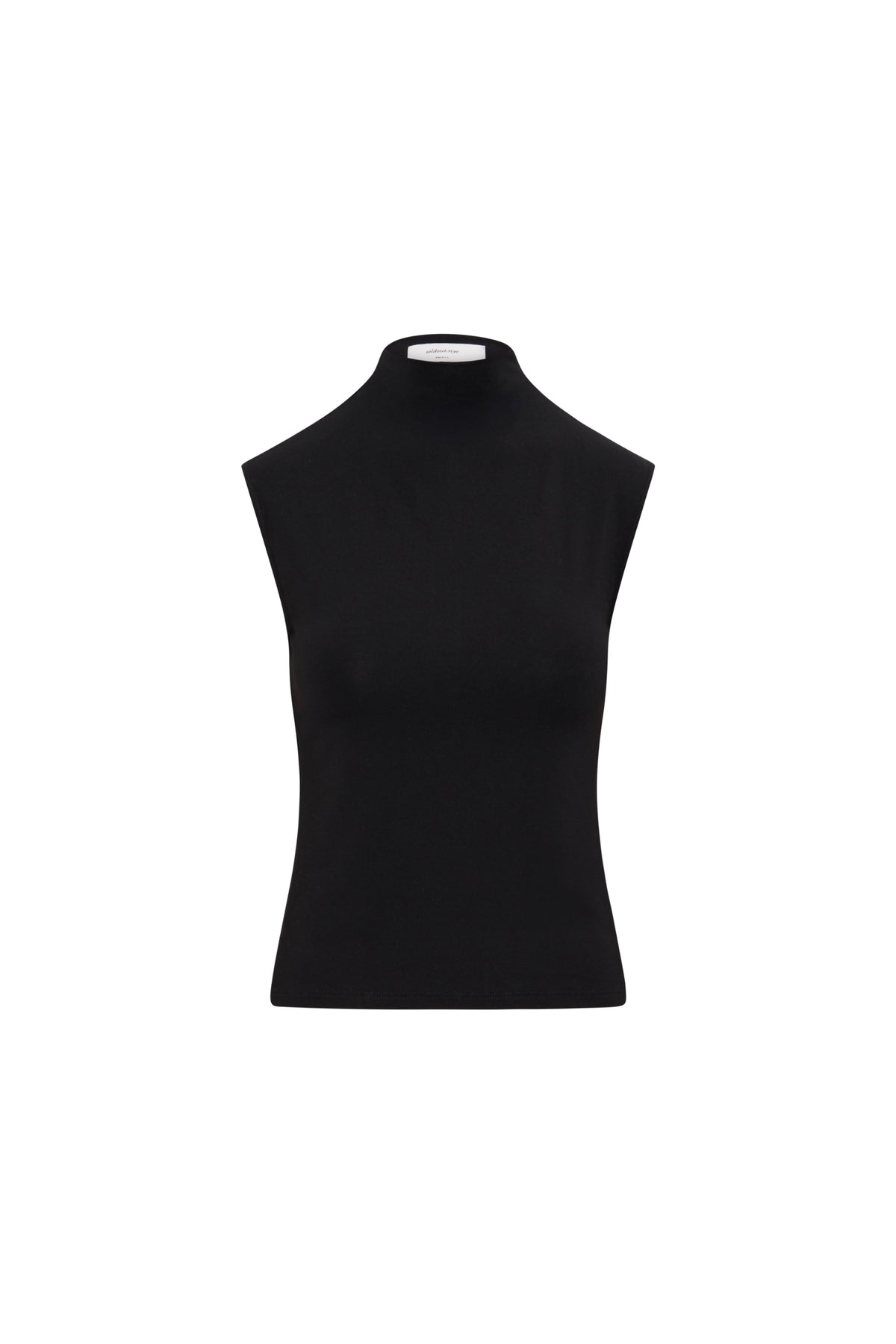 BLOUSES/SHIRTS/TOPS The Mock Neck Top in Black Soldout.nyc