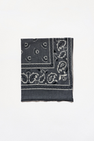 ACCESSORIES Cashmere Bandana in Charcoal Organic by John Patrick