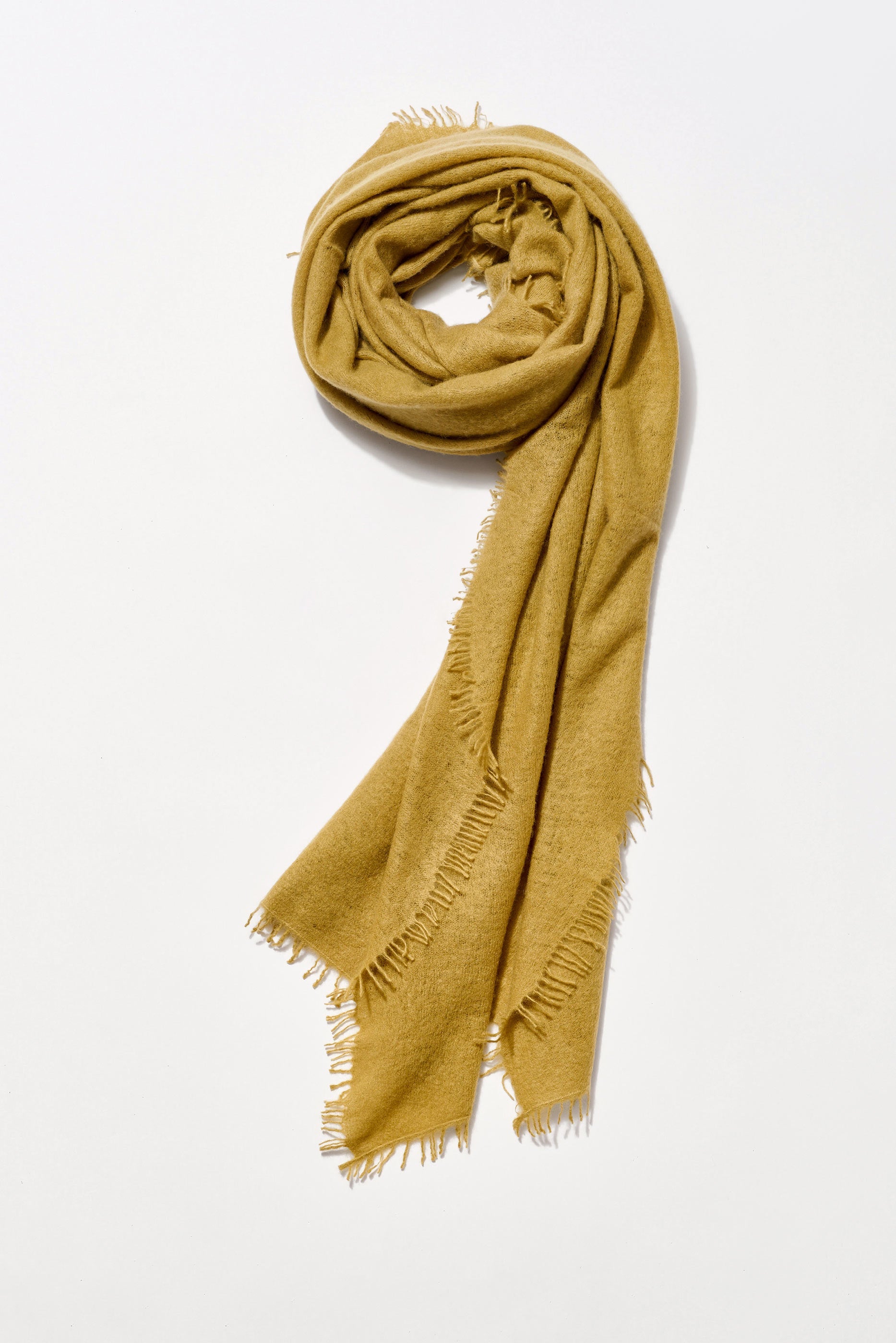 ACCESSORIES Felted Cashmere Lux Stole in Olivenite Organic by John Patrick