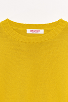 SWEATERS Wide Cotton Pullover in Daffodil Organic by John Patrick