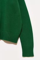 SWEATERS WIDE COTTON PULLOVER IN EMERALD Organic by John Patrick