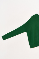 SWEATERS WIDE COTTON PULLOVER IN EMERALD Organic by John Patrick