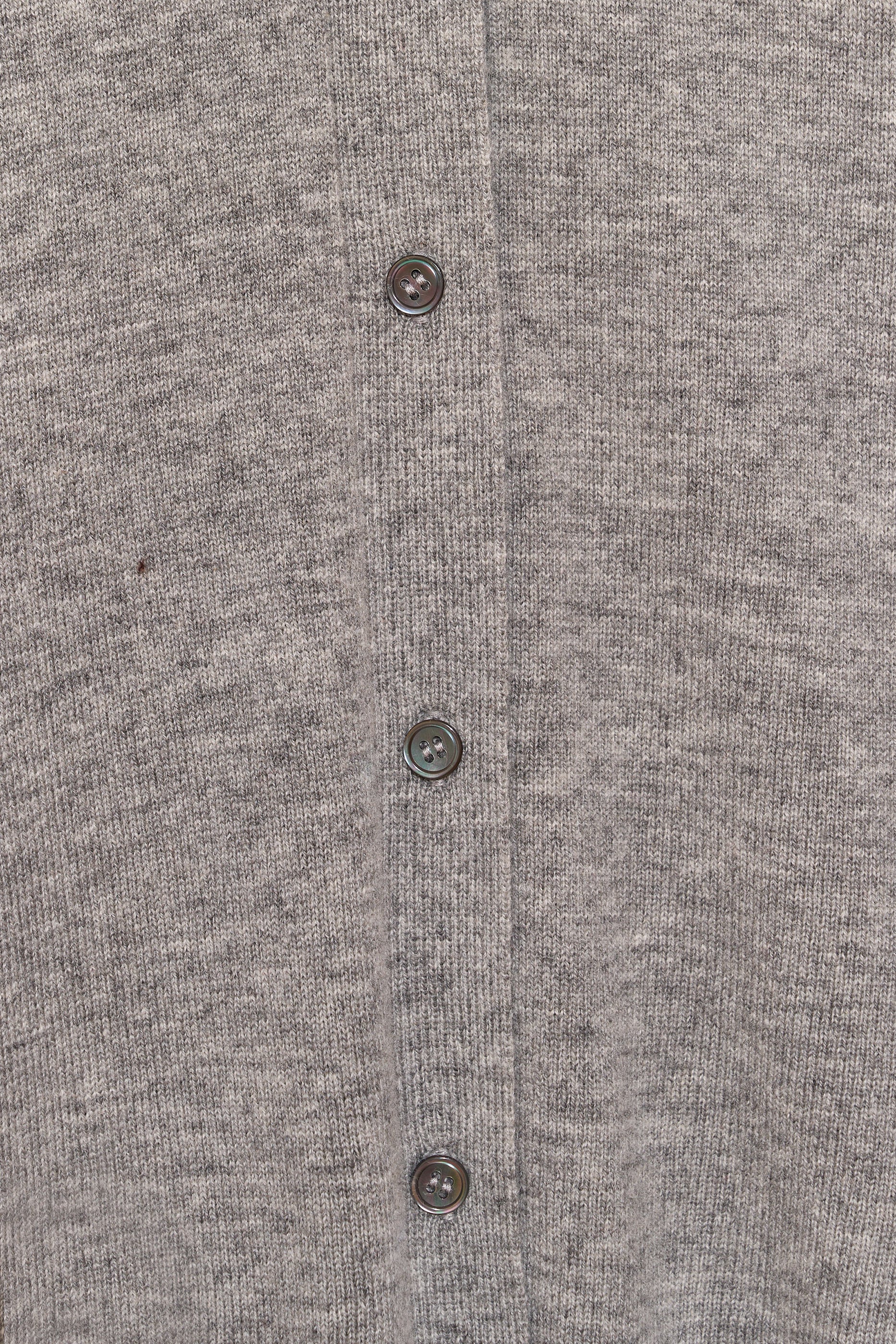 SWEATERS Button Up Shirt in Grey Melange Organic by John Patrick