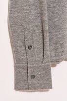 SWEATERS Button Up Shirt in Grey Melange Organic by John Patrick