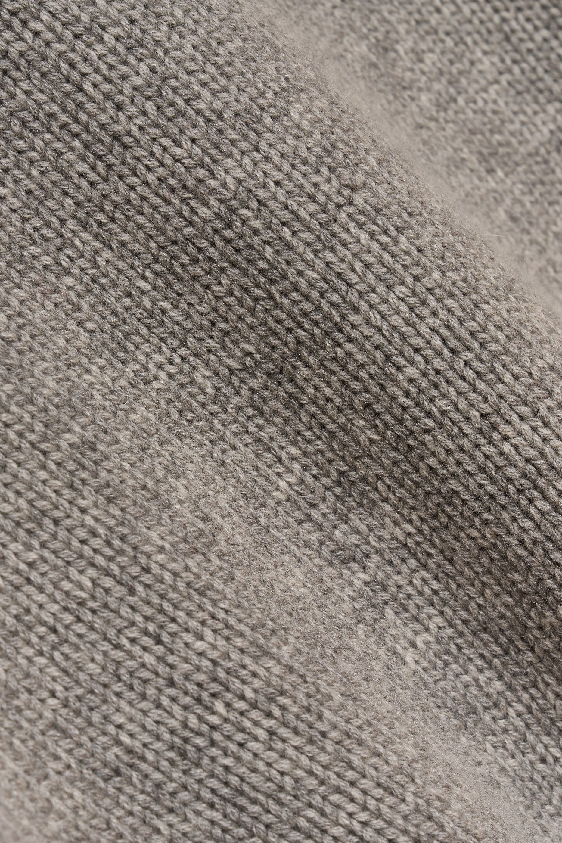 SWEATERS Chunky Pullover in Grey Melange Organic by John Patrick