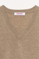 SWEATERS Cashmere V-Neck Pullover in Eco Organic by John Patrick