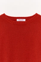 SWEATERS Wide Cashmere Pullover in Apricot Organic by John Patrick