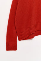 SWEATERS Wide Cashmere Pullover in Apricot Organic by John Patrick