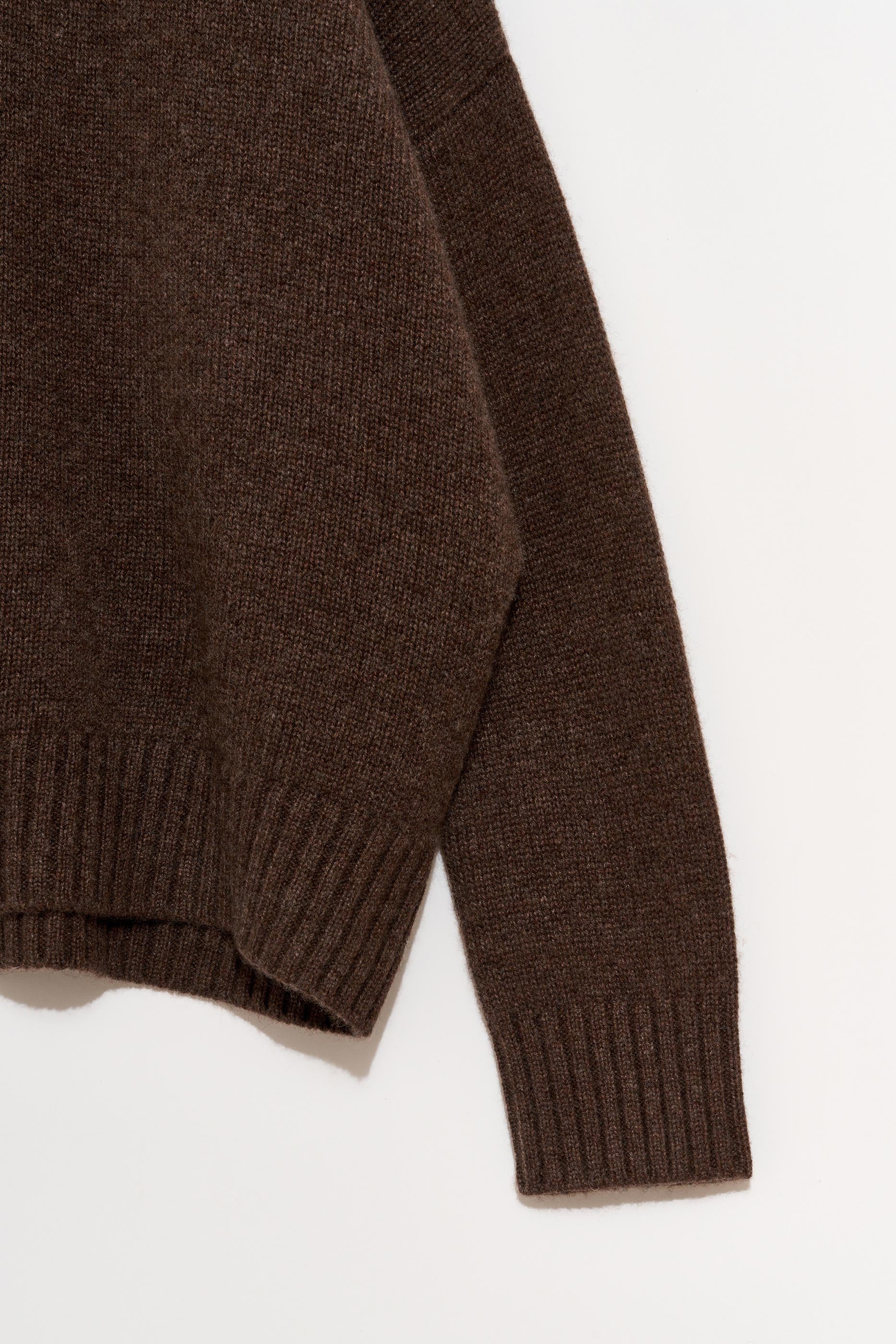 SWEATERS Wide Cashmere Pullover in Truffle Organic by John Patrick