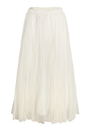 SKIRTS Organza Maxi Skirt in White Louiza Babouryan