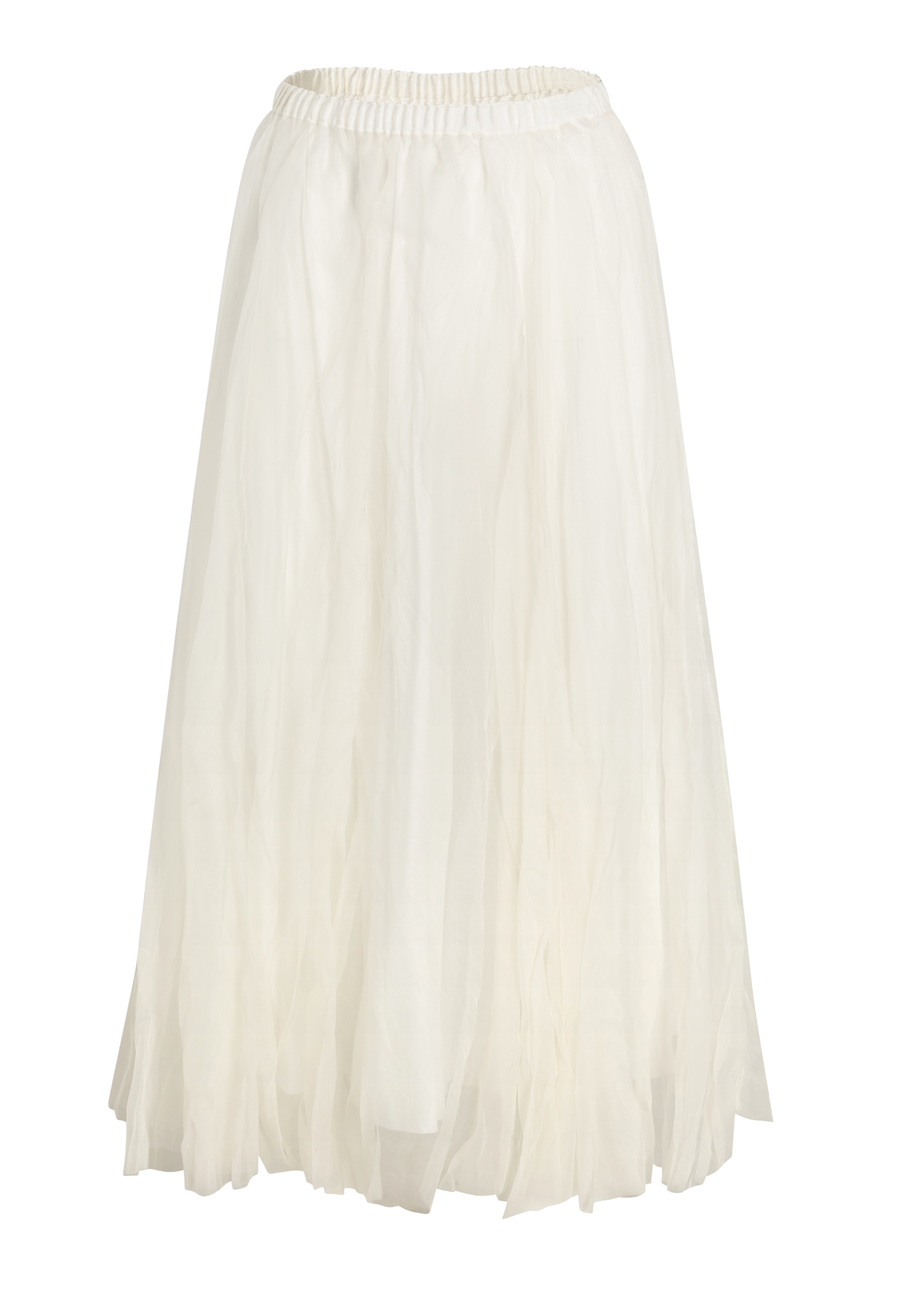 SKIRTS Organza Maxi Skirt in White Louiza Babouryan