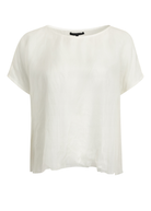 BLOUSES/SHIRTS/TOPS Organza Top in White Louiza Babouryan