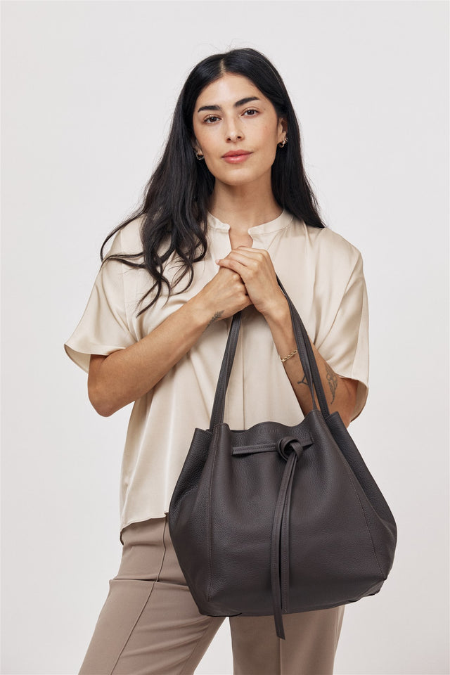 HANDBAGS Florence Tote in Cocoa ORSYN