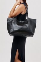HANDBAGS Makena Tote in Black Metallic ORSYN