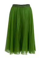 SKIRTS Organza Skirt in Moss Louiza Babouryan