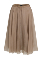 SKIRTS Organza Skirt in Mushroom Louiza Babouryan