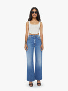 DENIM Lil High Waisted Bookie Sneak Jean in Knick Knack Patty Whack Mother
