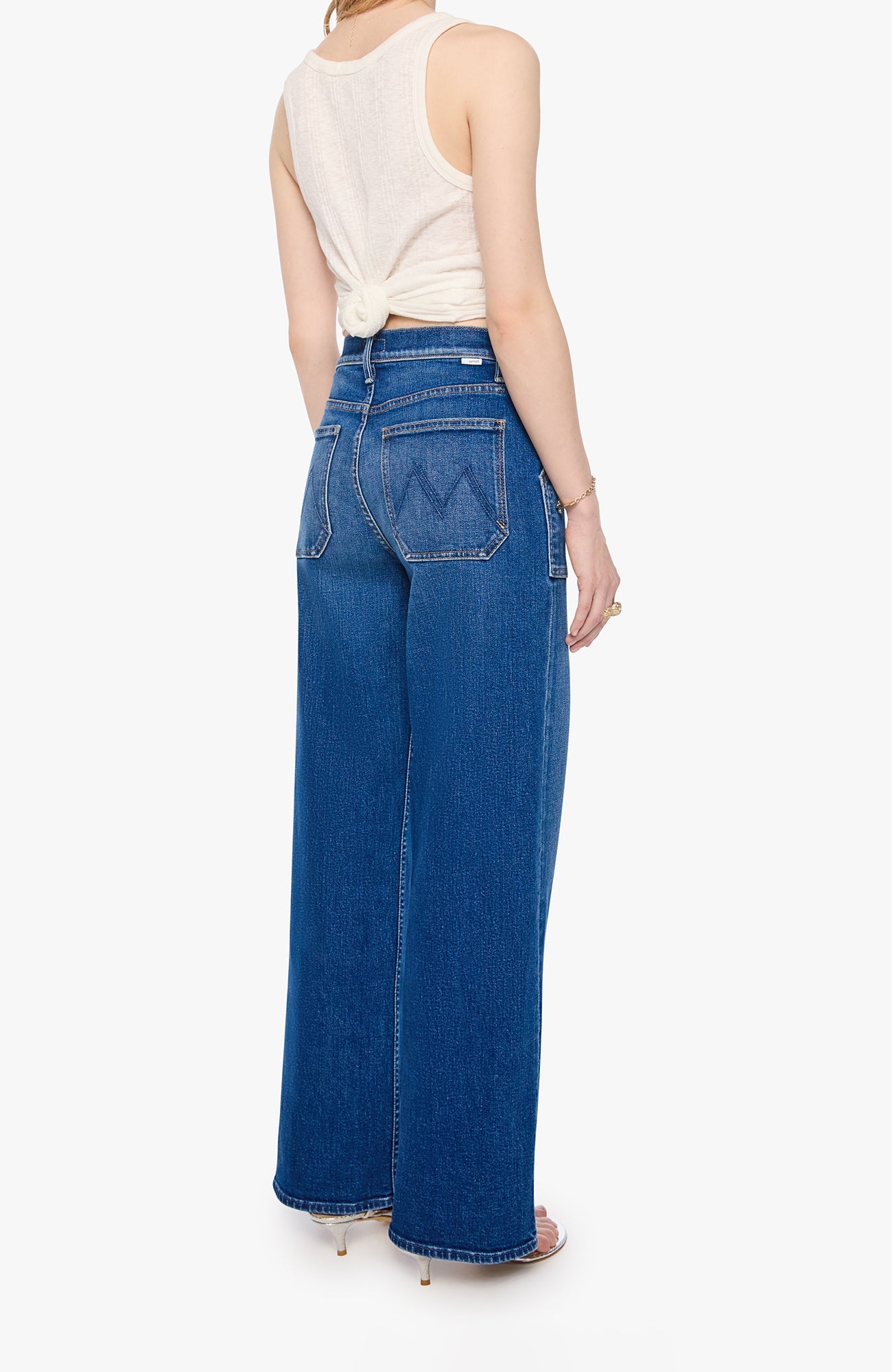 DENIM LIL PATCH MAVEN SNEAK JEAN Mother