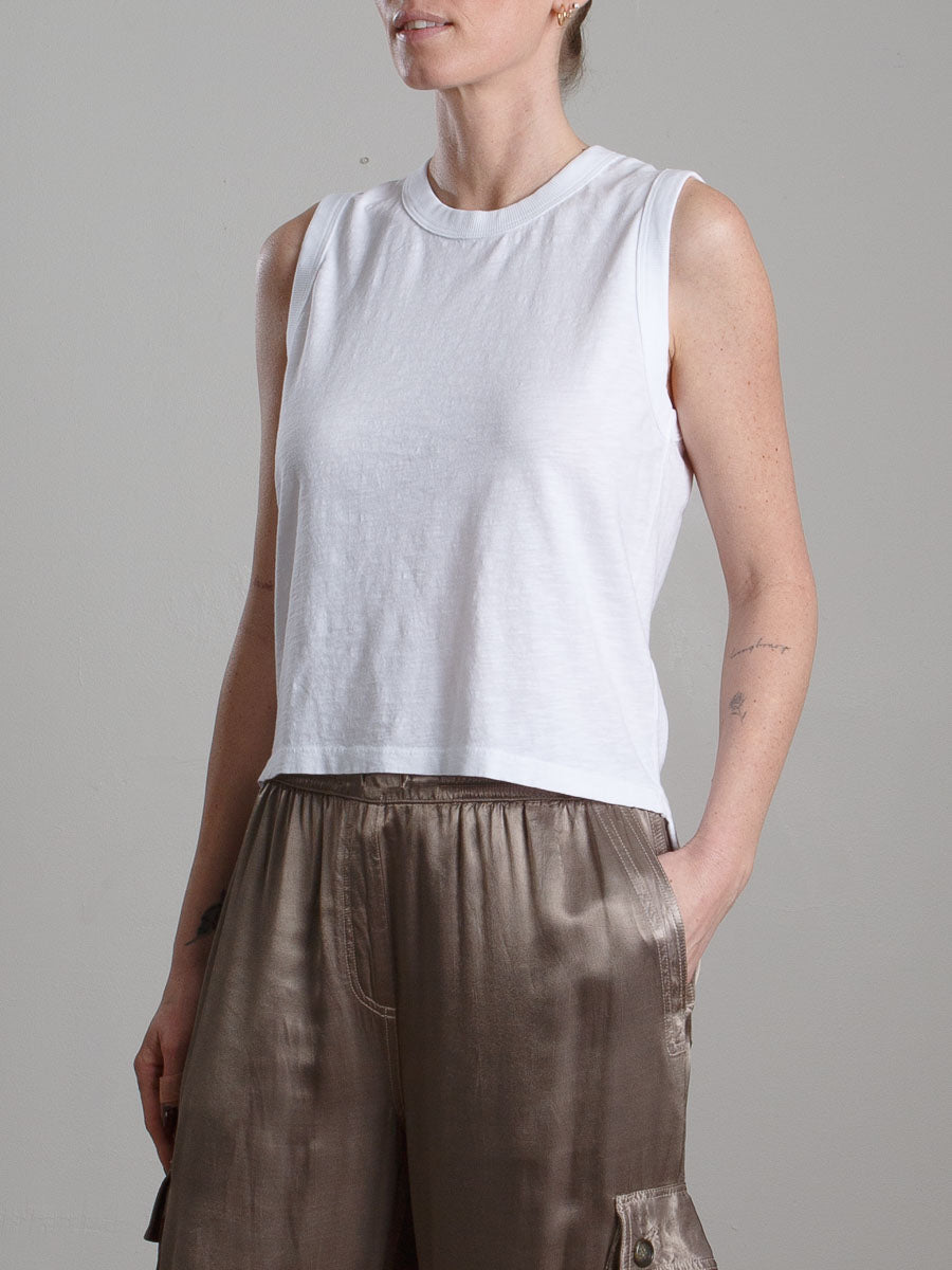 TEES/TANKS Liv Tank in White Pharaoh