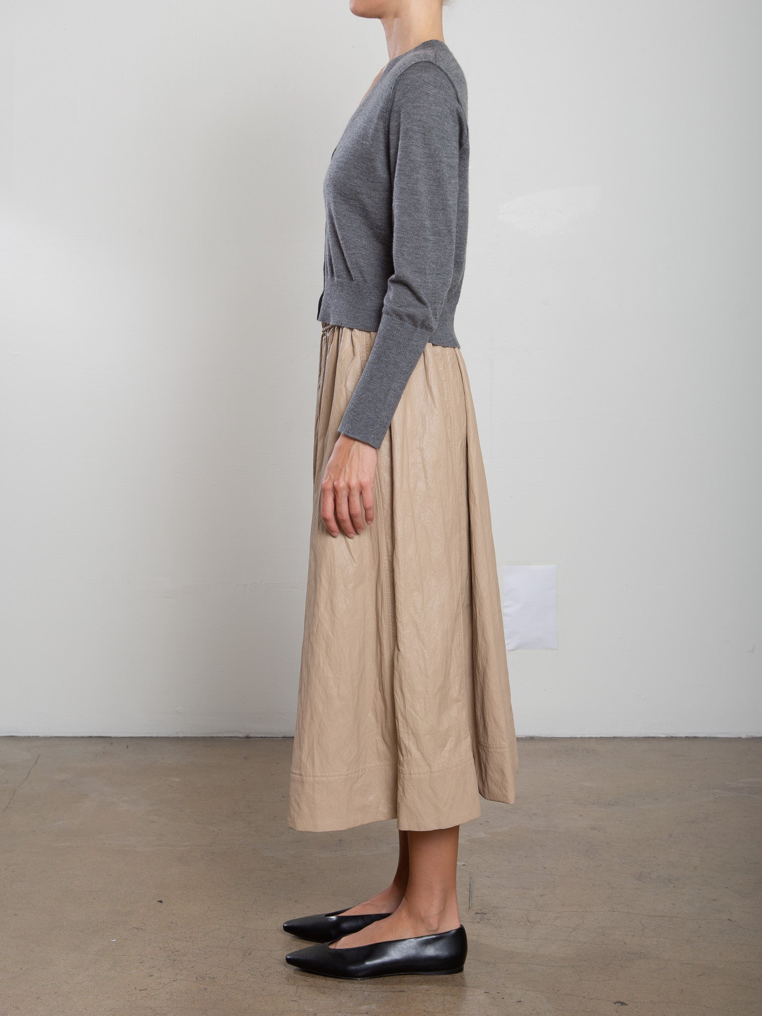 SKIRTS Claudia Shirt in Biscotti Pharaoh