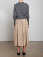 SKIRTS Claudia Shirt in Biscotti Pharaoh