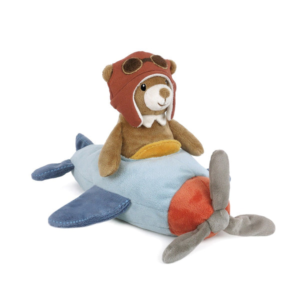 CHILDREN'S ACCESSORIES Pilot Bear and Plane Mon Ami