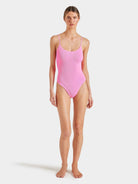 LINGERIE/PJ/SWIM Pamela Swimsuit in Bubblegum Hunza G