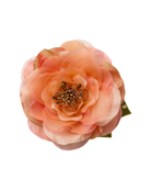 ACCESSORIES Peach Open Rose Pin Helena Simon