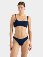 LINGERIE/PJ/SWIM Phoebe Underband Bikini in Navy Hunza G