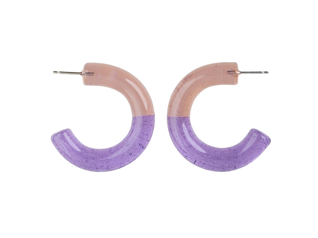 Earrings Keane Two Tone Hoops Keane