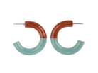 Earrings Keane Two Tone Hoops Keane