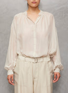 BLOUSES/SHIRTS/TOPS Poet Shirt in Muslin Brazeau Tricot
