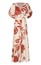 DRESSES/JUMPSUITS Ermita Linen Midi Dress Ecru Orange Juan De Dios