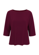 BLOUSES/SHIRTS/TOPS Return Tee in Wine Peter Cohen