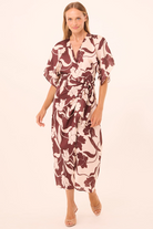 DRESSES/JUMPSUITS Hadassa Dress in Chocolate Floral Misa
