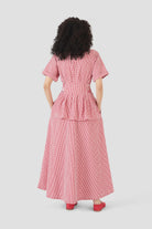 DRESSES/JUMPSUITS Boogie Woogie Bugle Boy Dress in Red Gingham Rosie Assoulin