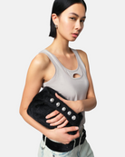 HANDBAGS Marfa Mink Pouch in Noir Apparis