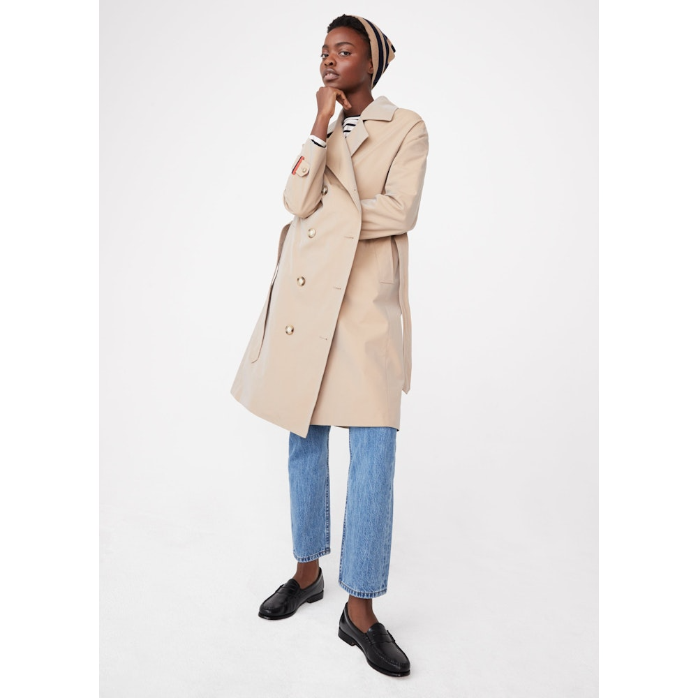 Jackets Kule Rox Trench Coat in Khaki Kule