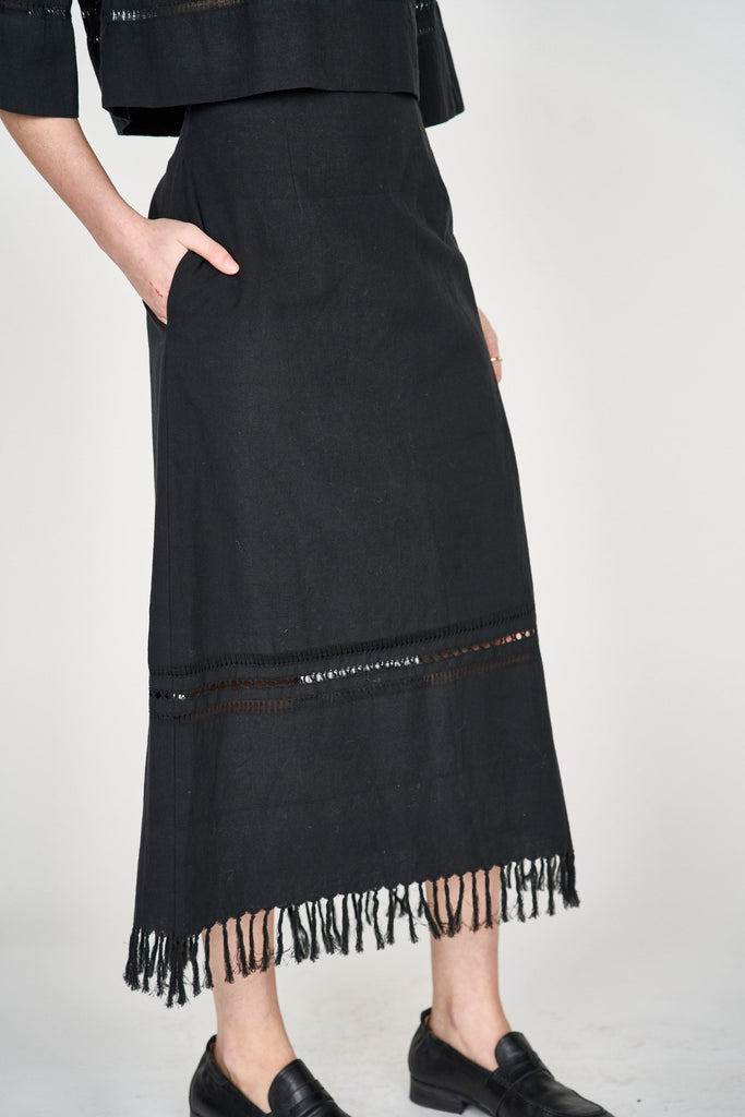 Skirts Mirth Lombok Shirt in Black Mirth