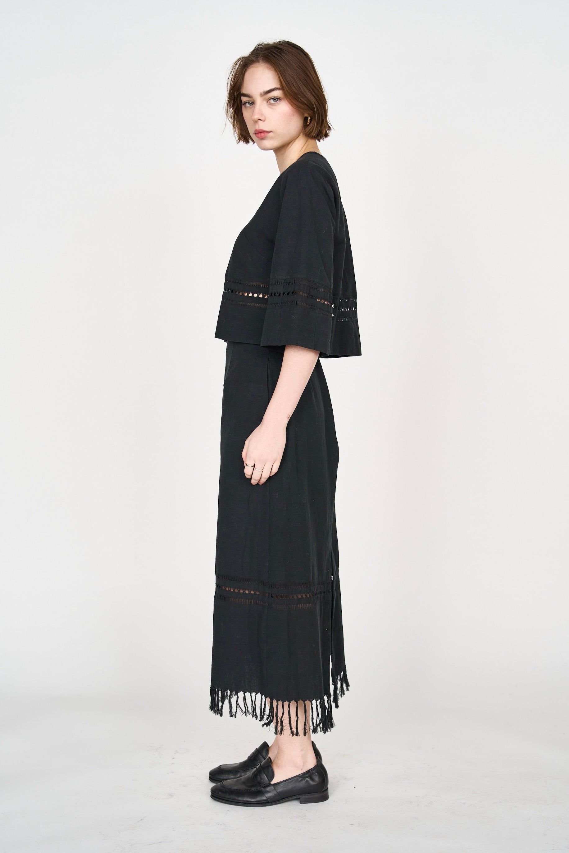 Skirts Mirth Lombok Shirt in Black Mirth