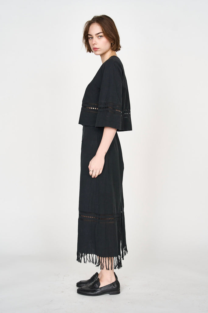 Skirts Mirth Lombok Shirt in Black Mirth