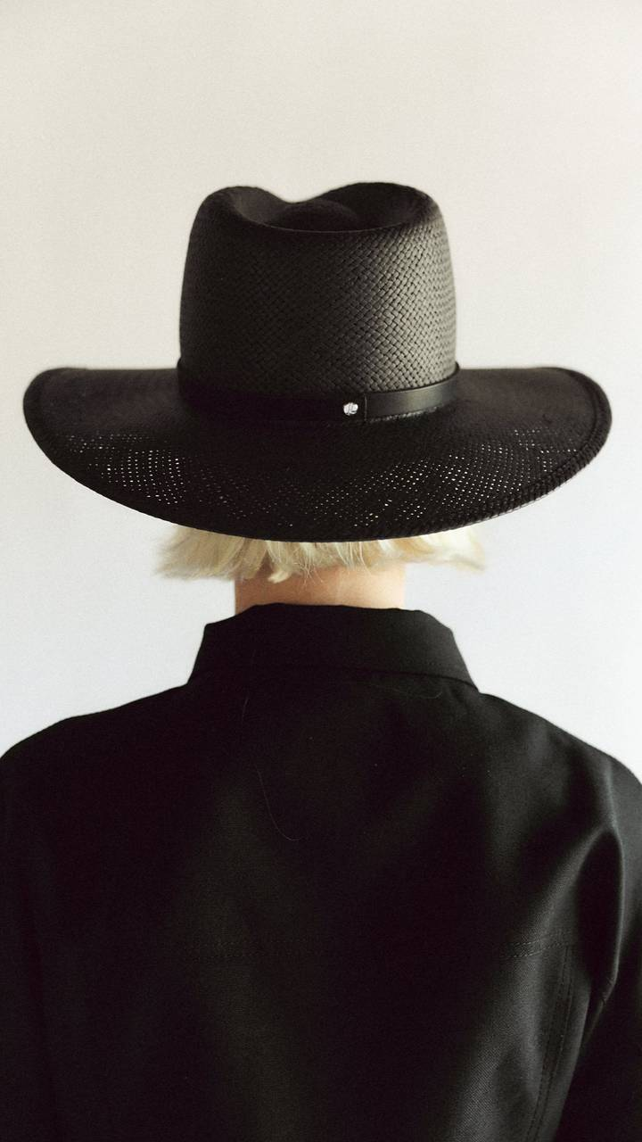 HATS Sherman Hat in Black Janessa Leone
