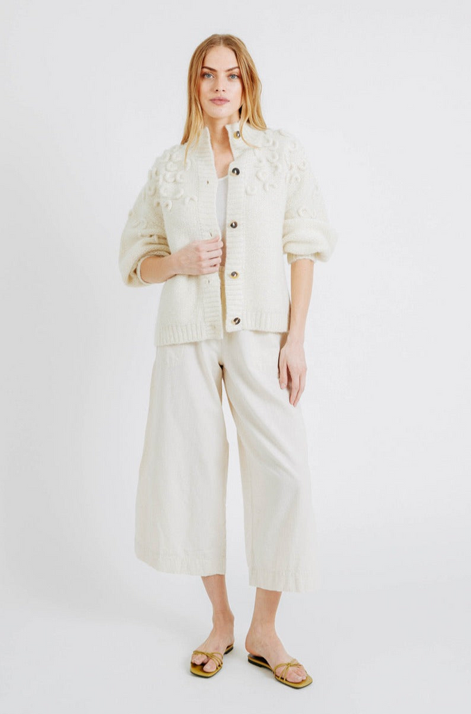 Sweaters Mirth Cusco Cardigan in Ivory Mirth
