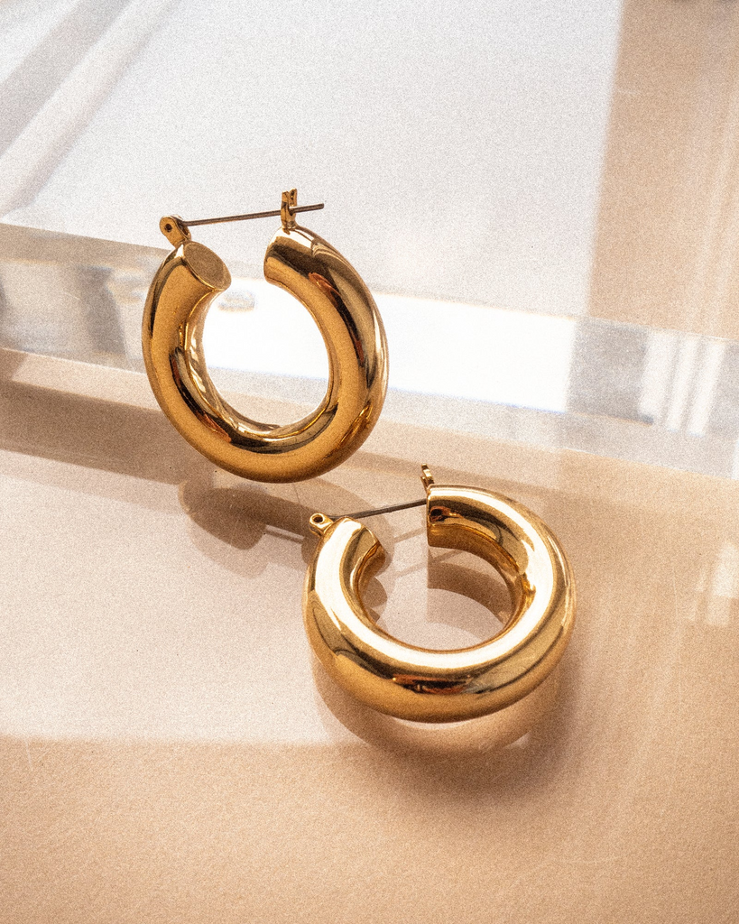 Earrings Luv Aj Malibu Tube Hoops Luv Aj
