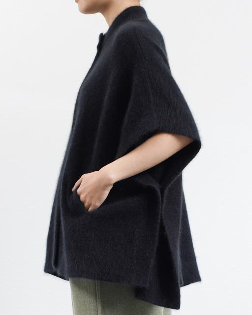 Sweaters CT Plage Sweater Cape in Black CT Plage