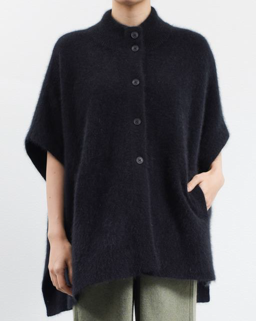 Sweaters CT Plage Sweater Cape in Black CT Plage