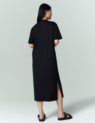 DRESSES/JUMPSUITS Jersey T-Shirt Dress in Black Handvaerk