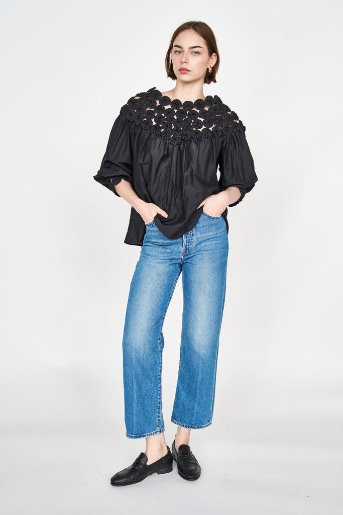 Tops Mirth Rosenberg Blouse in Black Mirth