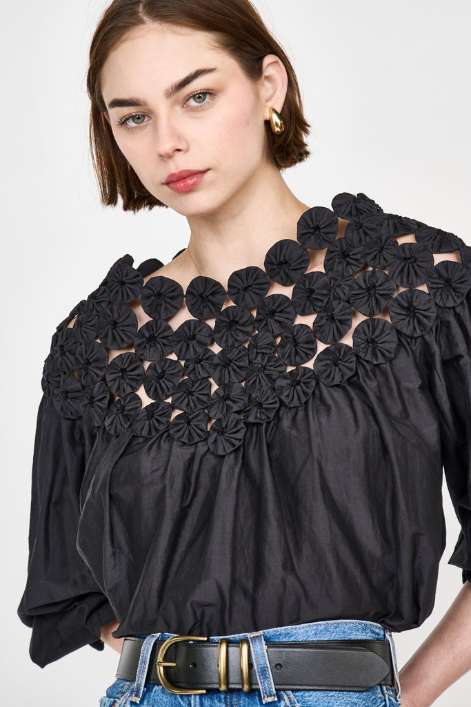 Tops Mirth Rosenberg Blouse in Black Mirth